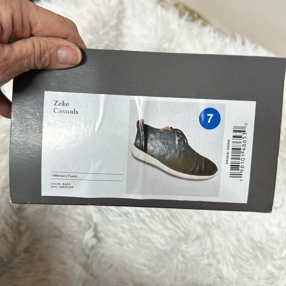 NWT Men's Zeke Knit Dress Sneakers - Goodfellow & Co with Memory Foam Soles